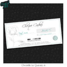 Chèque Cadeau Christelle Le Querrec 20 euros
