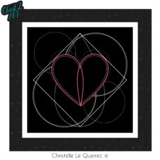 Carte Géo Amour Saint Valentin Christelle Le Querrec Christ'L Art