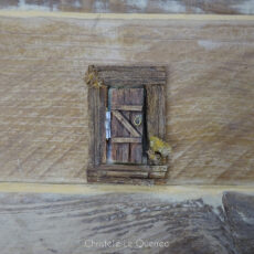 Porte de fée en bois - Miniature - Christelle Le Querrec